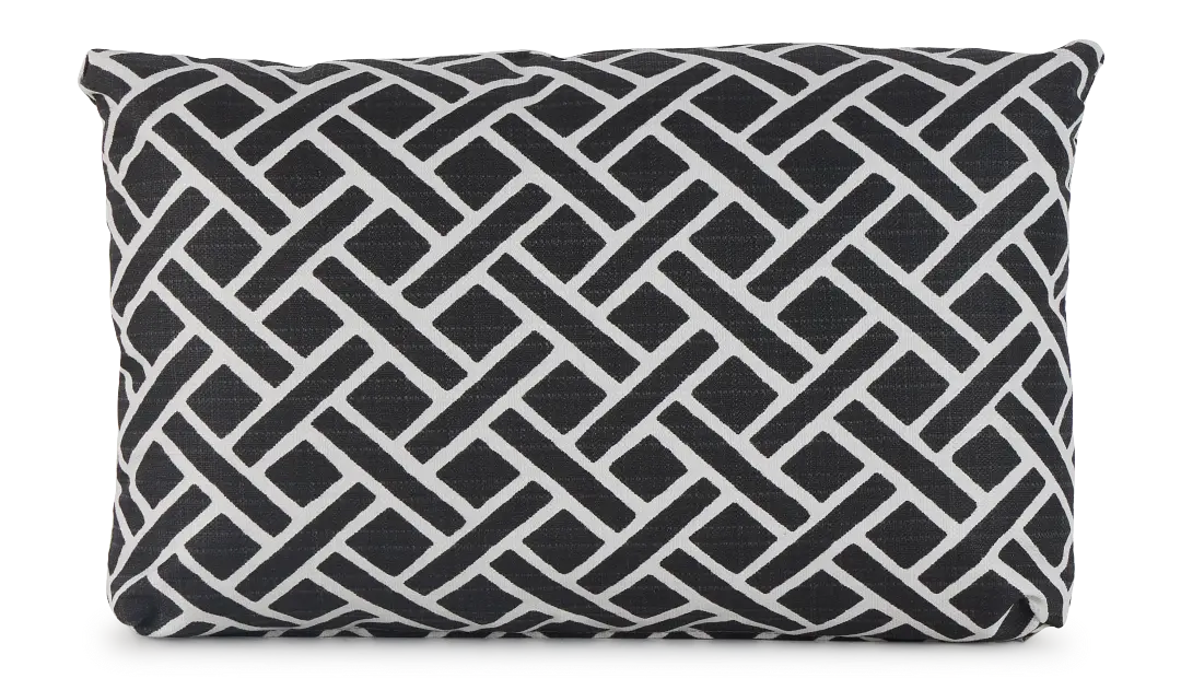 Eastwood Black Lumbar Indoor/outdoor Accent Pillow Eastwood Black Lumbar Indoor/outdoor Accent Pillow