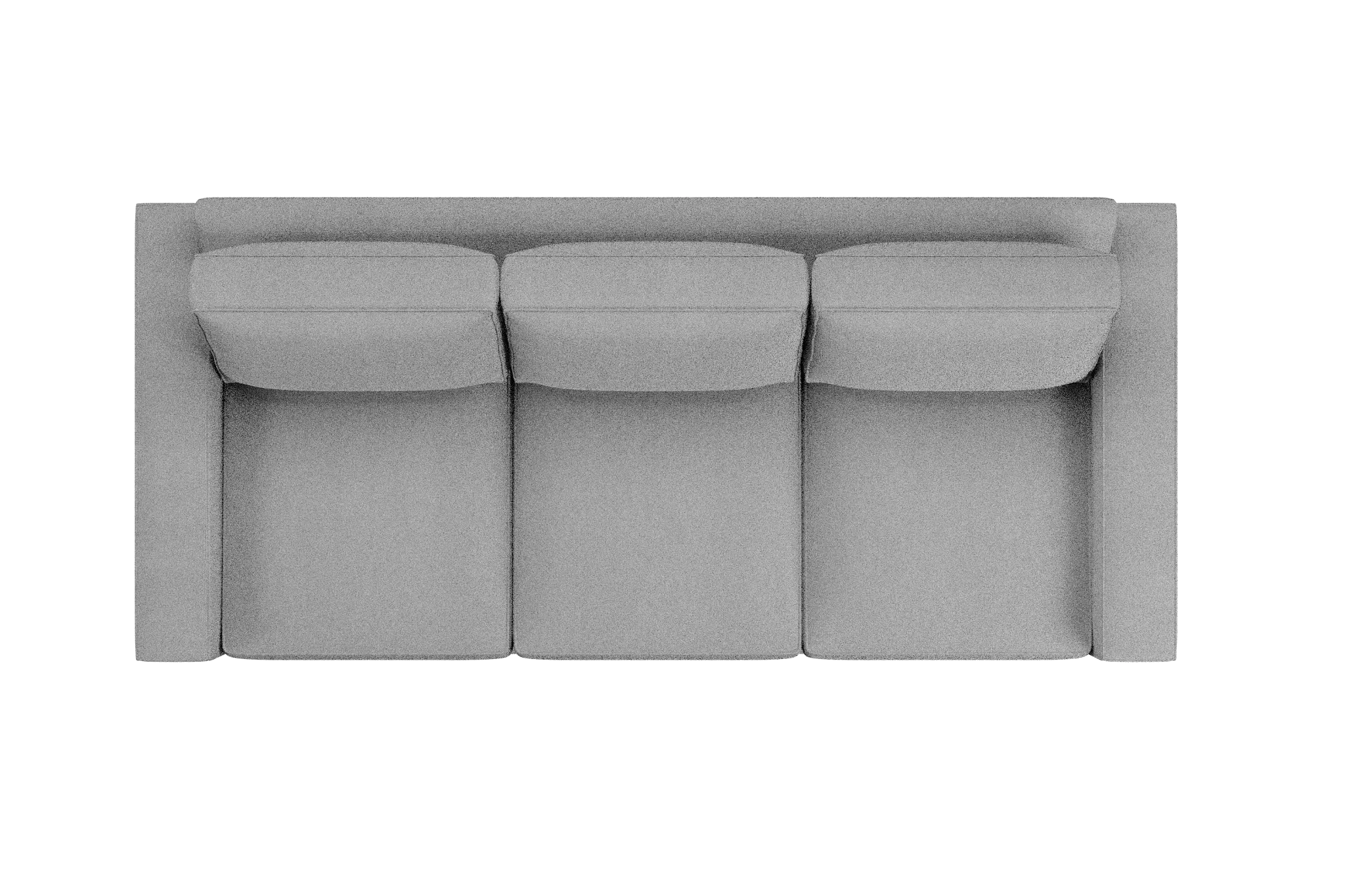 Edgewater Delray Light Gray 96" Sofa W/ 3 Cushions Edgewater Delray Light Gray 96" Sofa W/ 3 Cushions