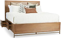 Provo Mid Tone Panel Storage Bed