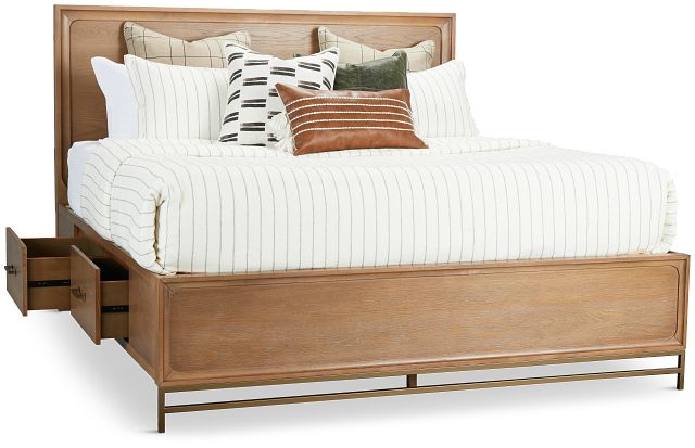 Provo Mid Tone Panel Storage Bed