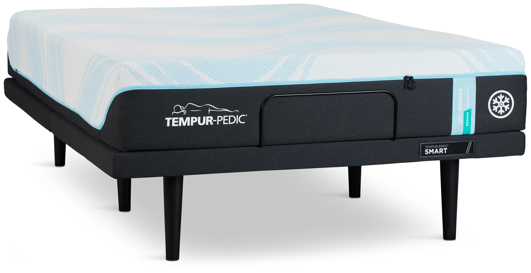 Tempur-pedic Tempur-probreeze Medium Ergo Smart Adjustable Mattress Set Tempur-pedic Tempur-probreeze Medium Ergo Smart Adjustable Mattress Set