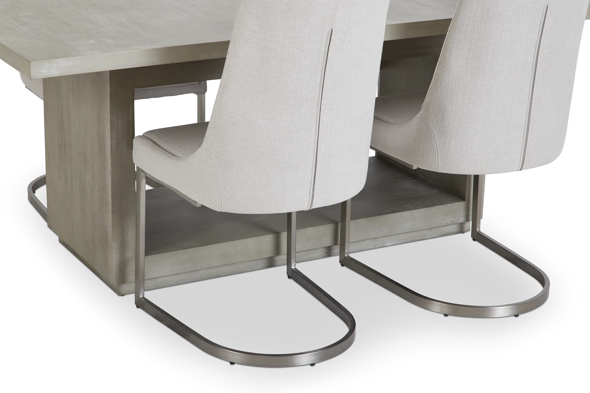 Madden Light Tone Rect Table & 4 Chairs