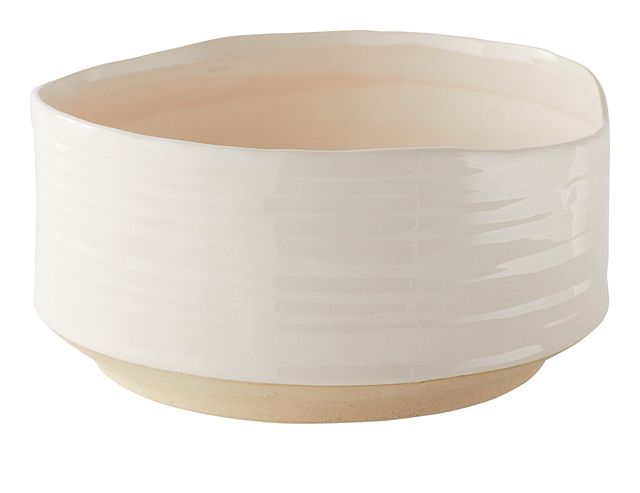 Abree Beige Large Bowl