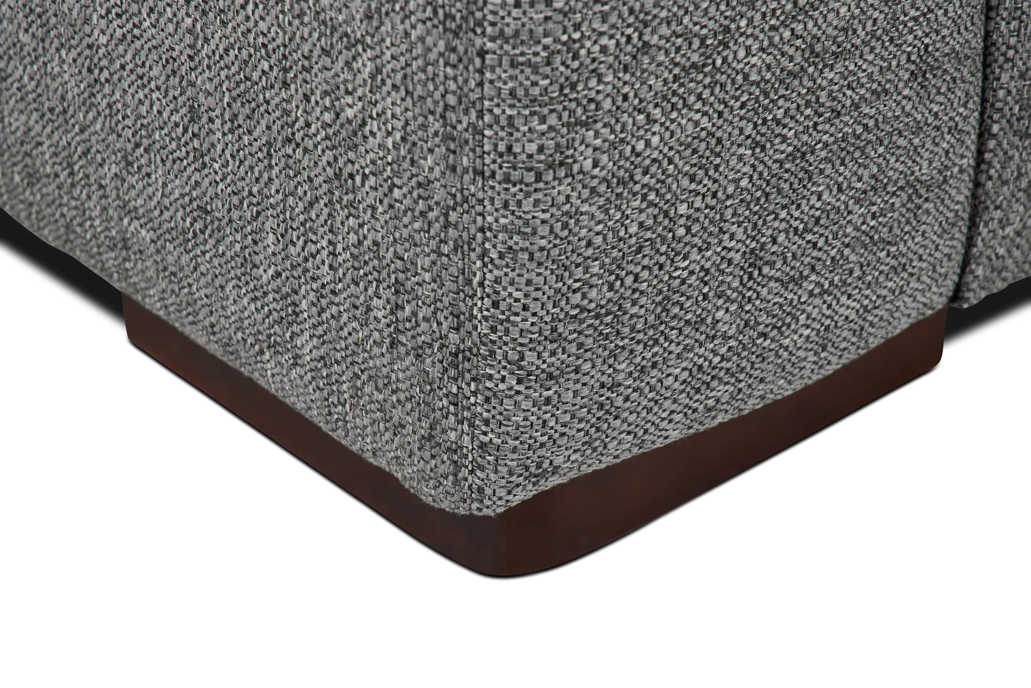 Veronica Dark Gray Down Medium Right Chaise Sectional