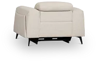 Reyna Light Beige Fabric Power Recliner