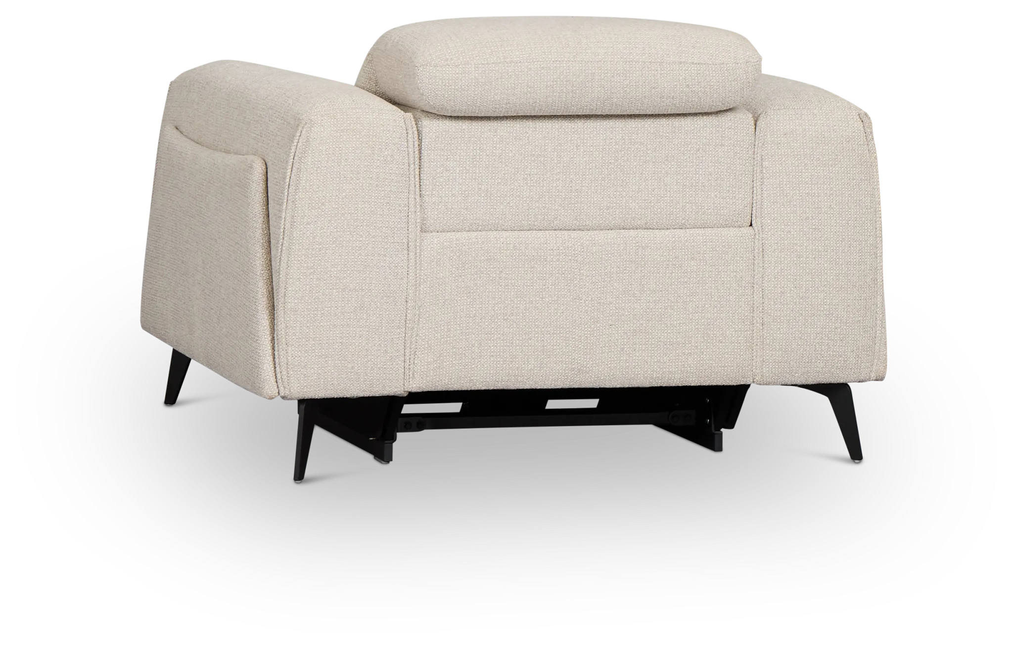 Reyna Light Beige Fabric Power Recliner