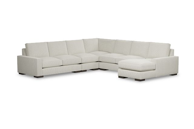 Edgewater Lucy Light Beige Large Right Chaise Sectional