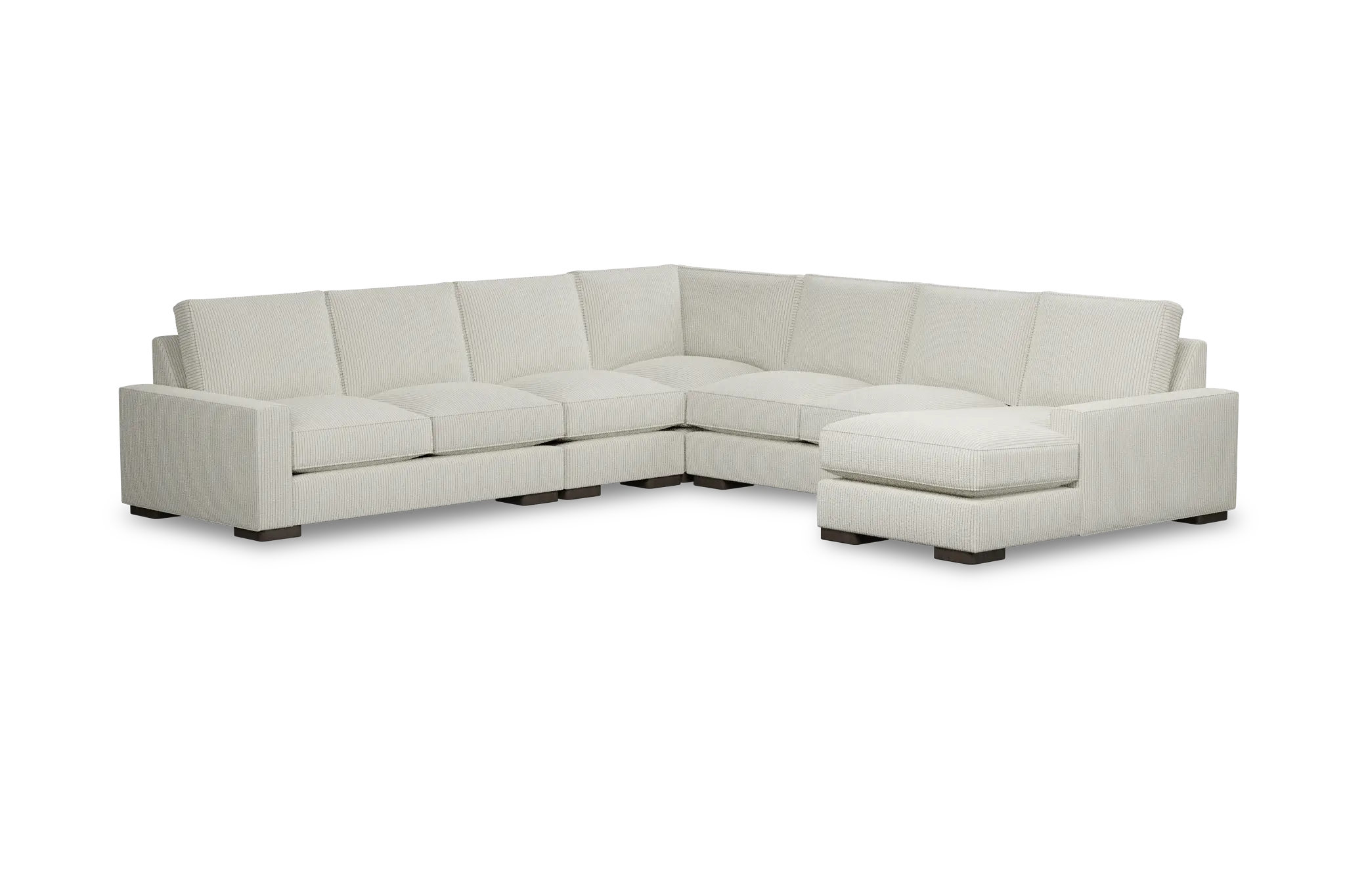 Edgewater Lucy Light Beige Large Right Chaise Sectional Edgewater Lucy Light Beige Large Right Chaise Sectional