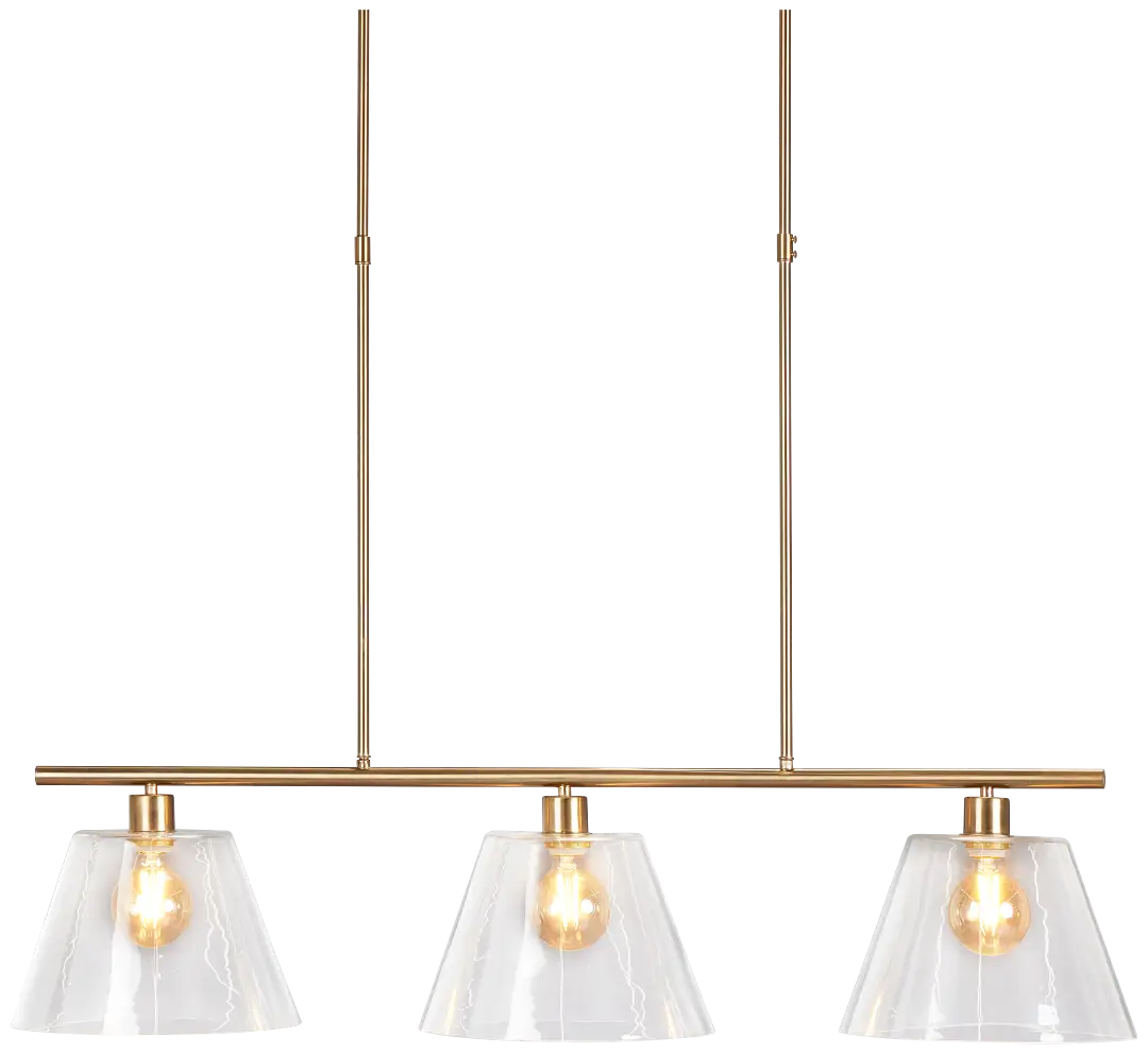 Anez Gold Glass Chandelier Anez Gold Glass Chandelier