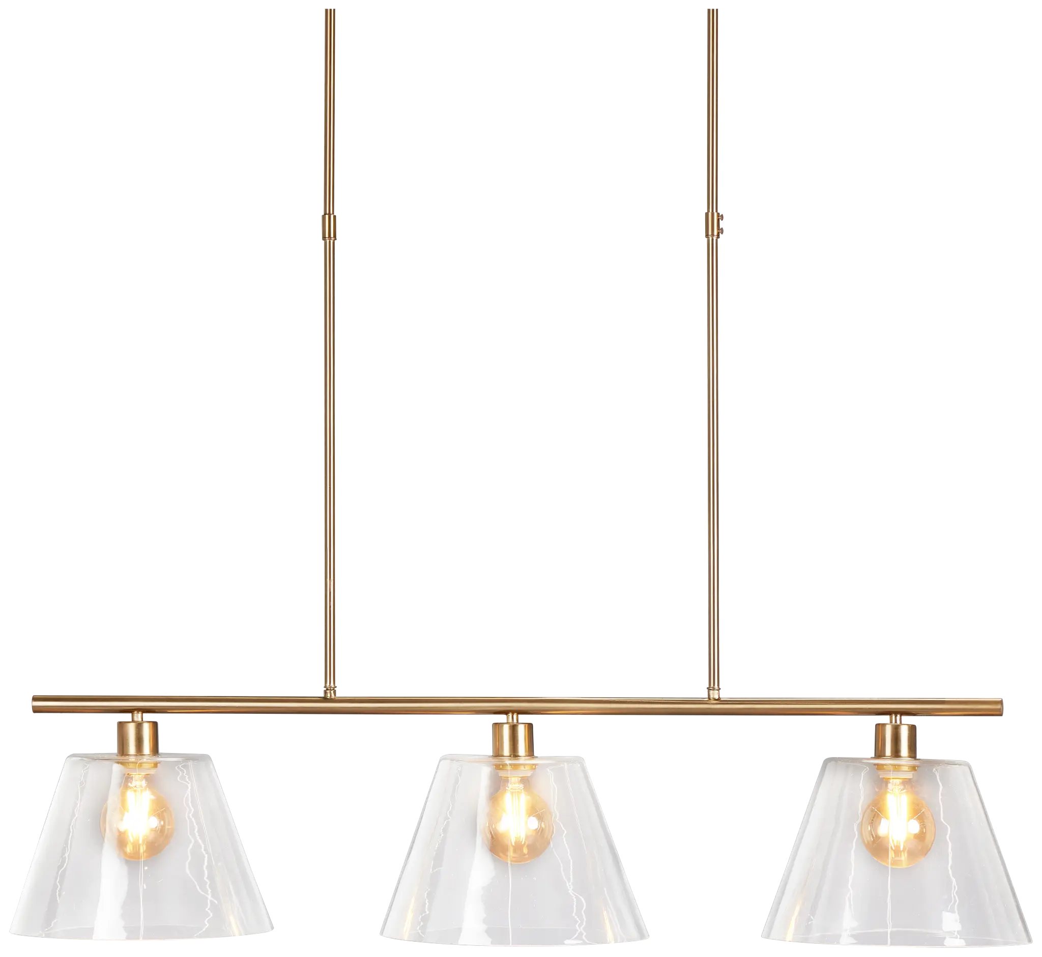 Anez Gold Glass Chandelier Anez Gold Glass Chandelier
