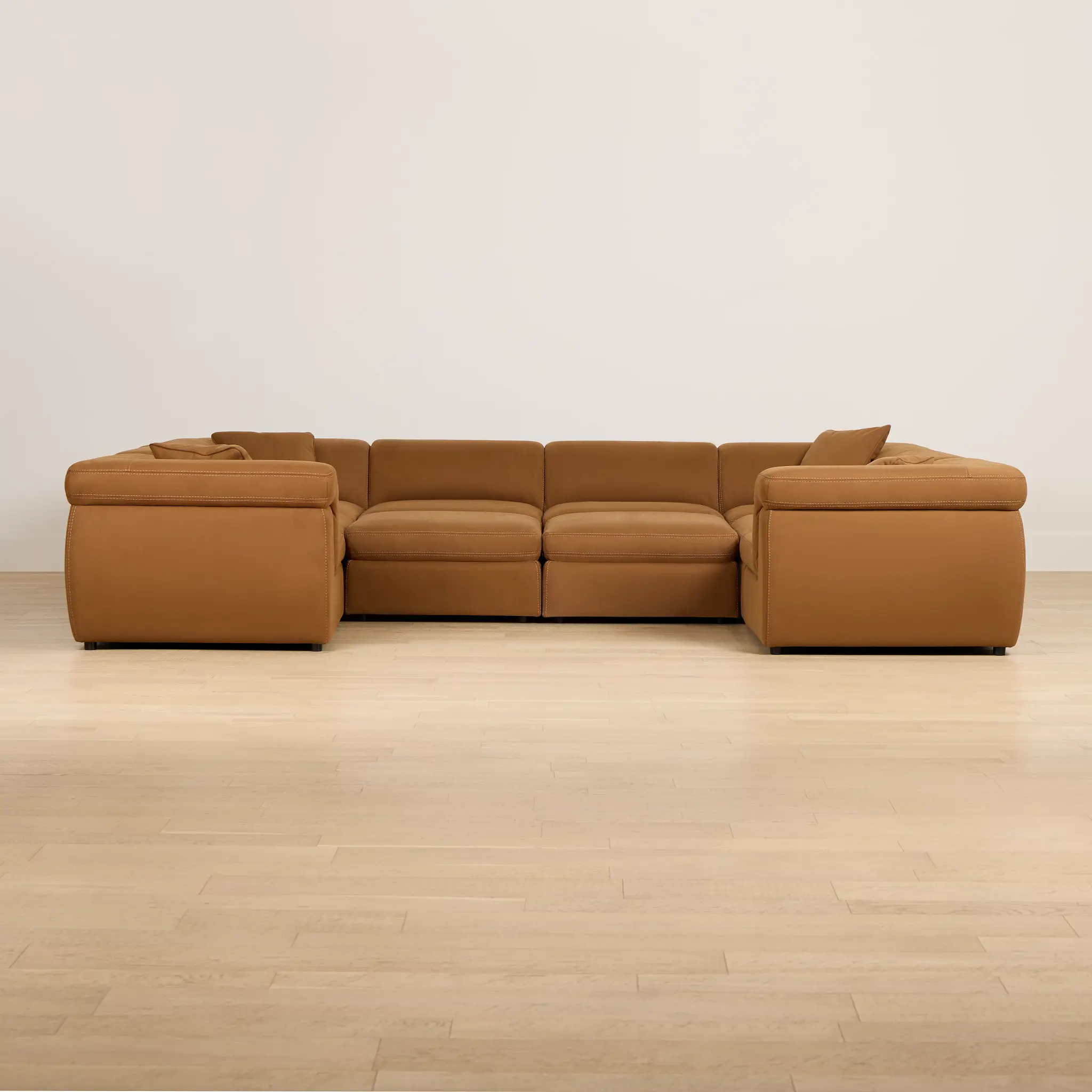Aria Medium Brown Micro 10-piece Modular Sectional Aria Medium Brown Micro 10-piece Modular Sectional