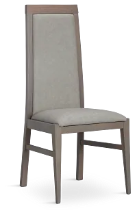 Lucca Gray Upholstered Side Chair