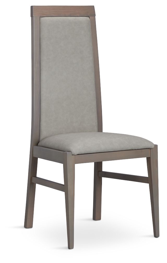 Lucca Gray Upholstered Side Chair