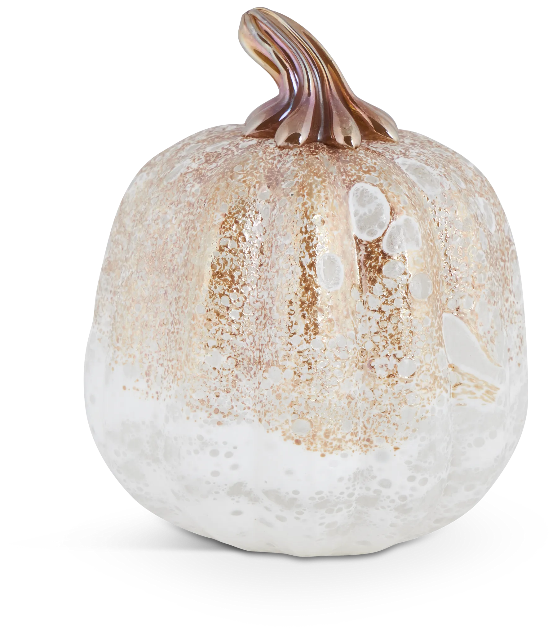 Pumpkin White Small Vase