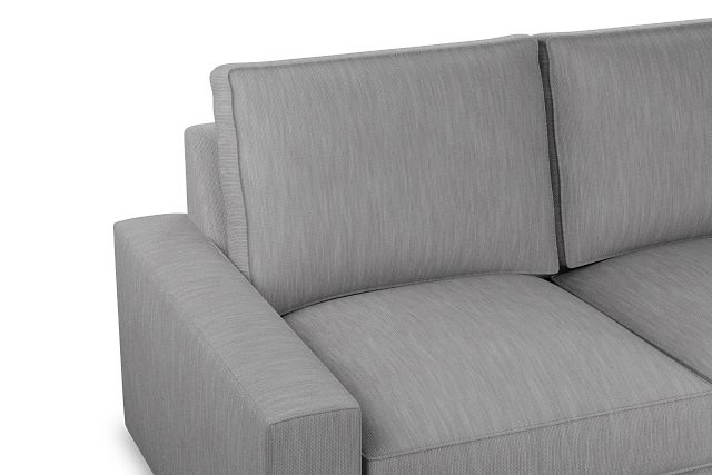 Edgewater Revenue Gray Large Two-arm Sectional
