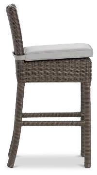 Canyon Gray Woven 30" Barstool