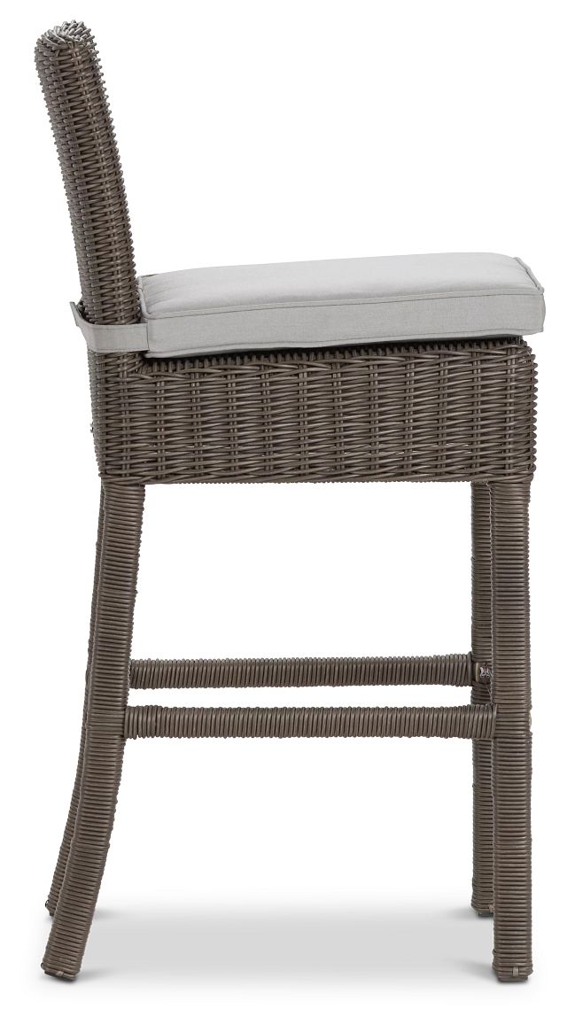 Canyon Gray Woven 30" Barstool