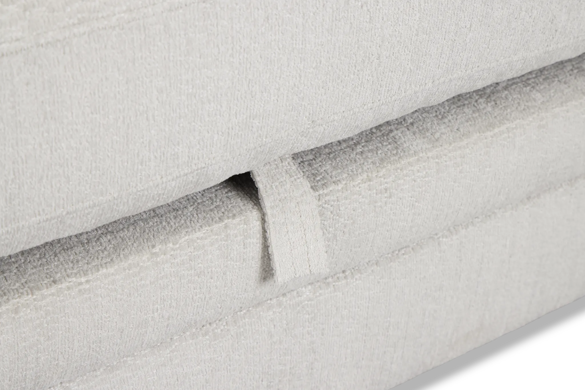 Everly Gray Fabric Small 2-arm Storage Sectional