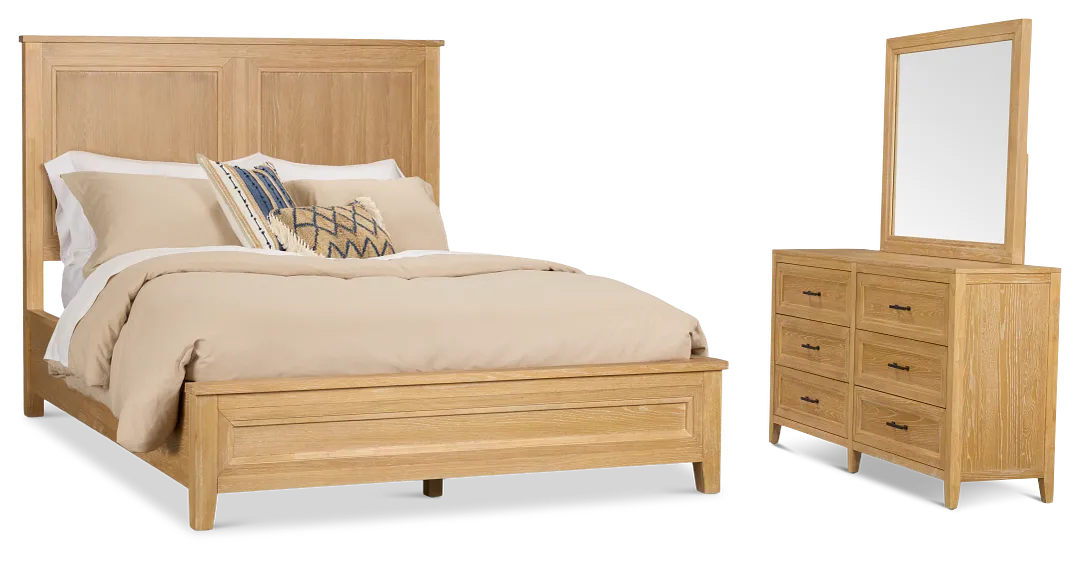 Nantucket Light Tone Panel Bedroom