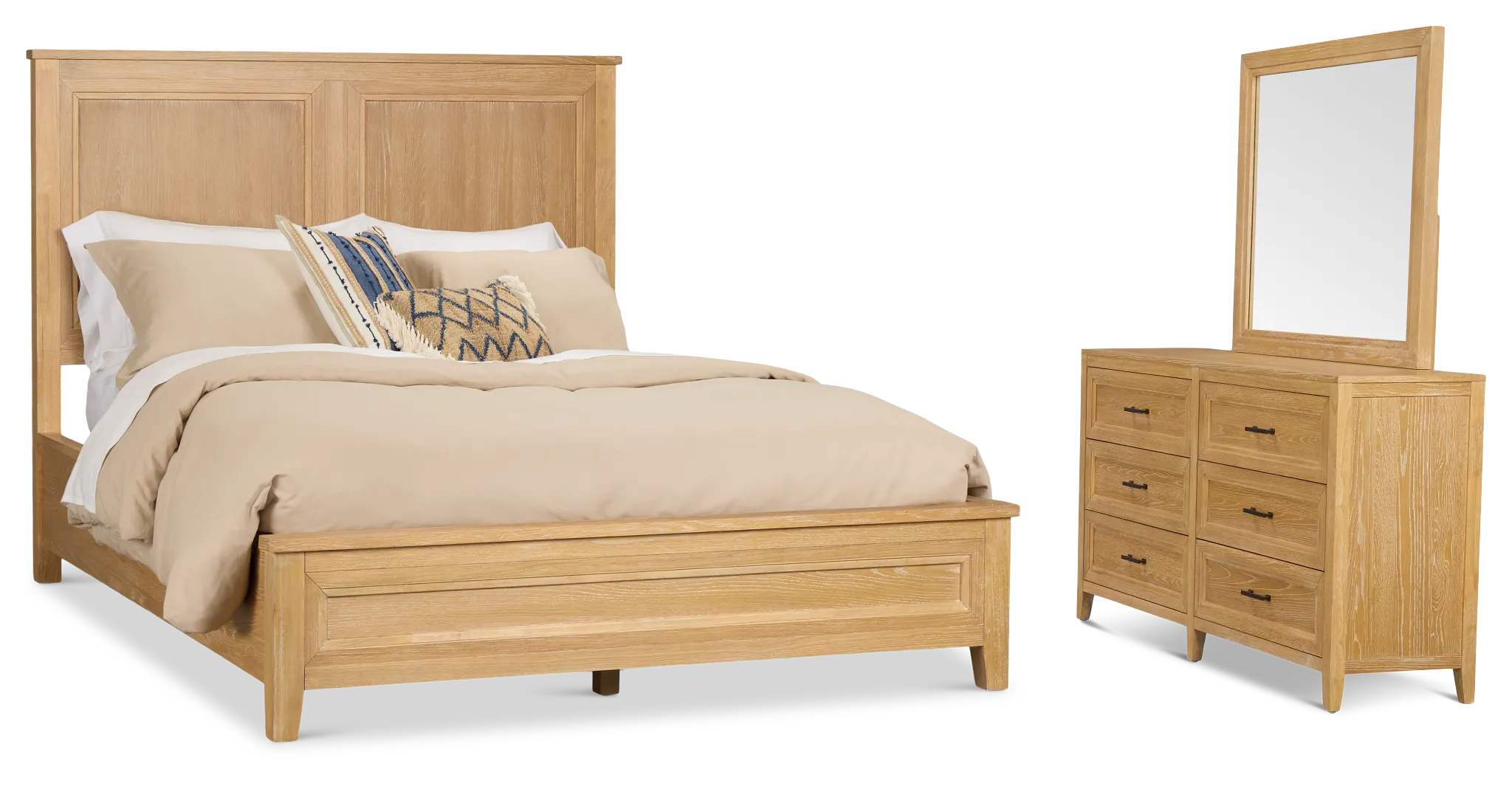 Nantucket Light Tone Panel Bedroom