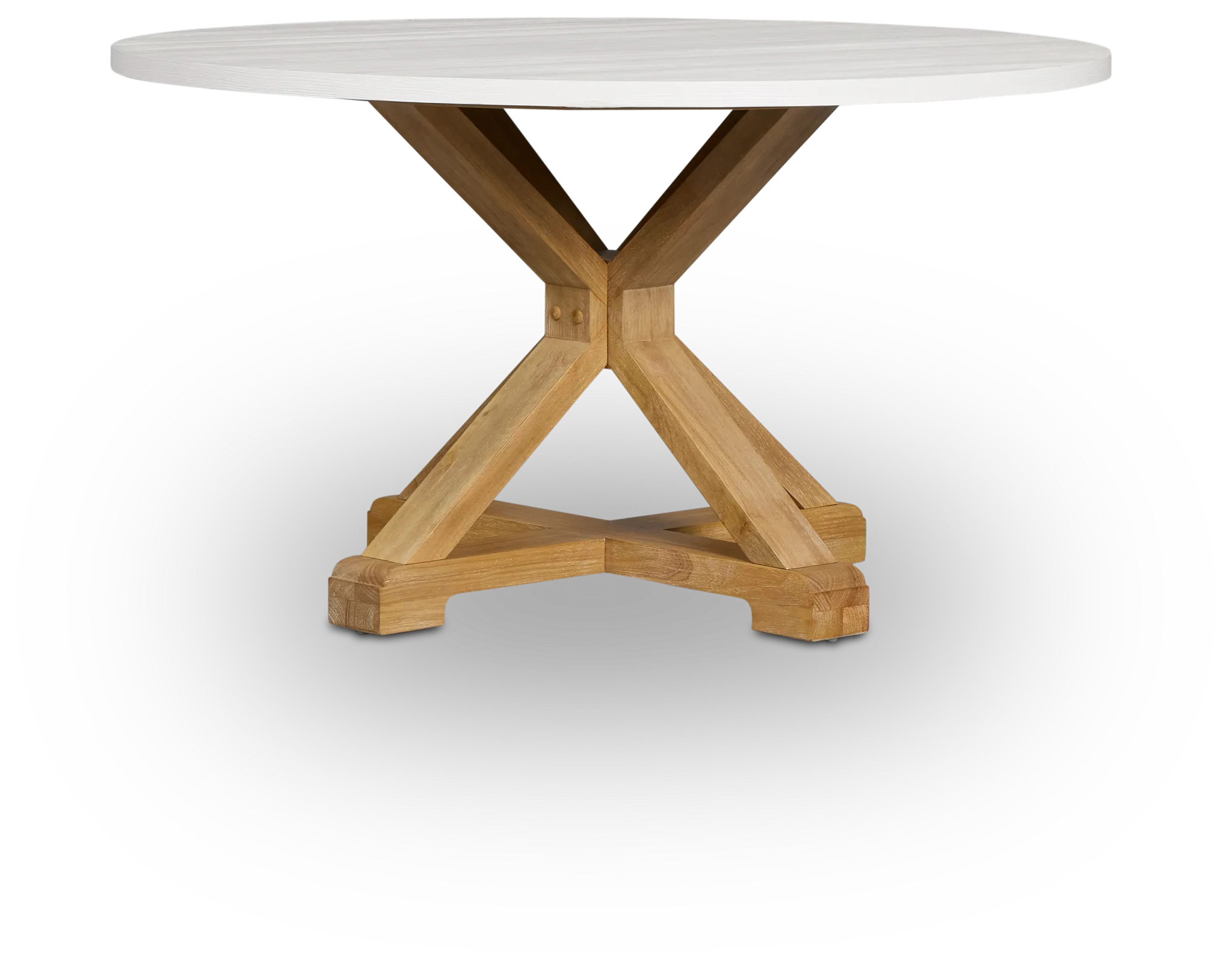 Nantucket Two-tone Pine Round Table