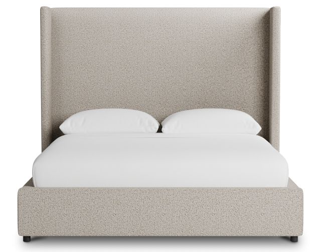 Captiva Gellar Brown 60" Upholstered Shelter Bed