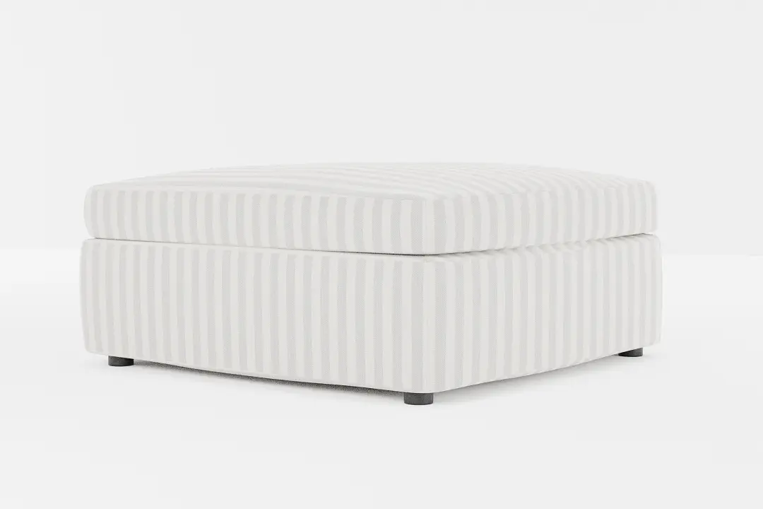 Destin Sea Lane Light Gray Fabric Cocktail Ottoman Destin Sea Lane Light Gray Fabric Cocktail Ottoman