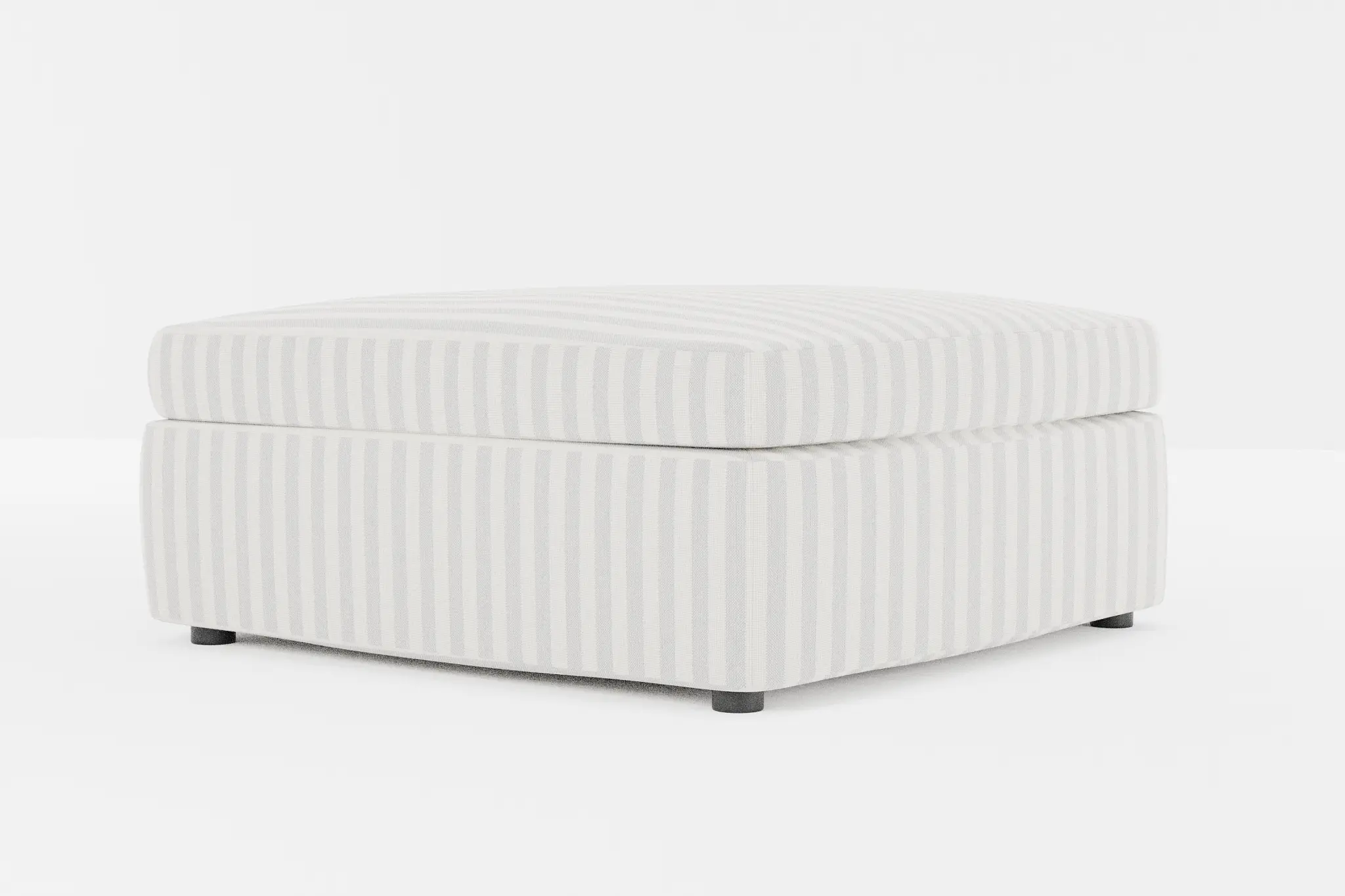 Destin Sea Lane Light Gray Fabric Cocktail Ottoman Destin Sea Lane Light Gray Fabric Cocktail Ottoman
