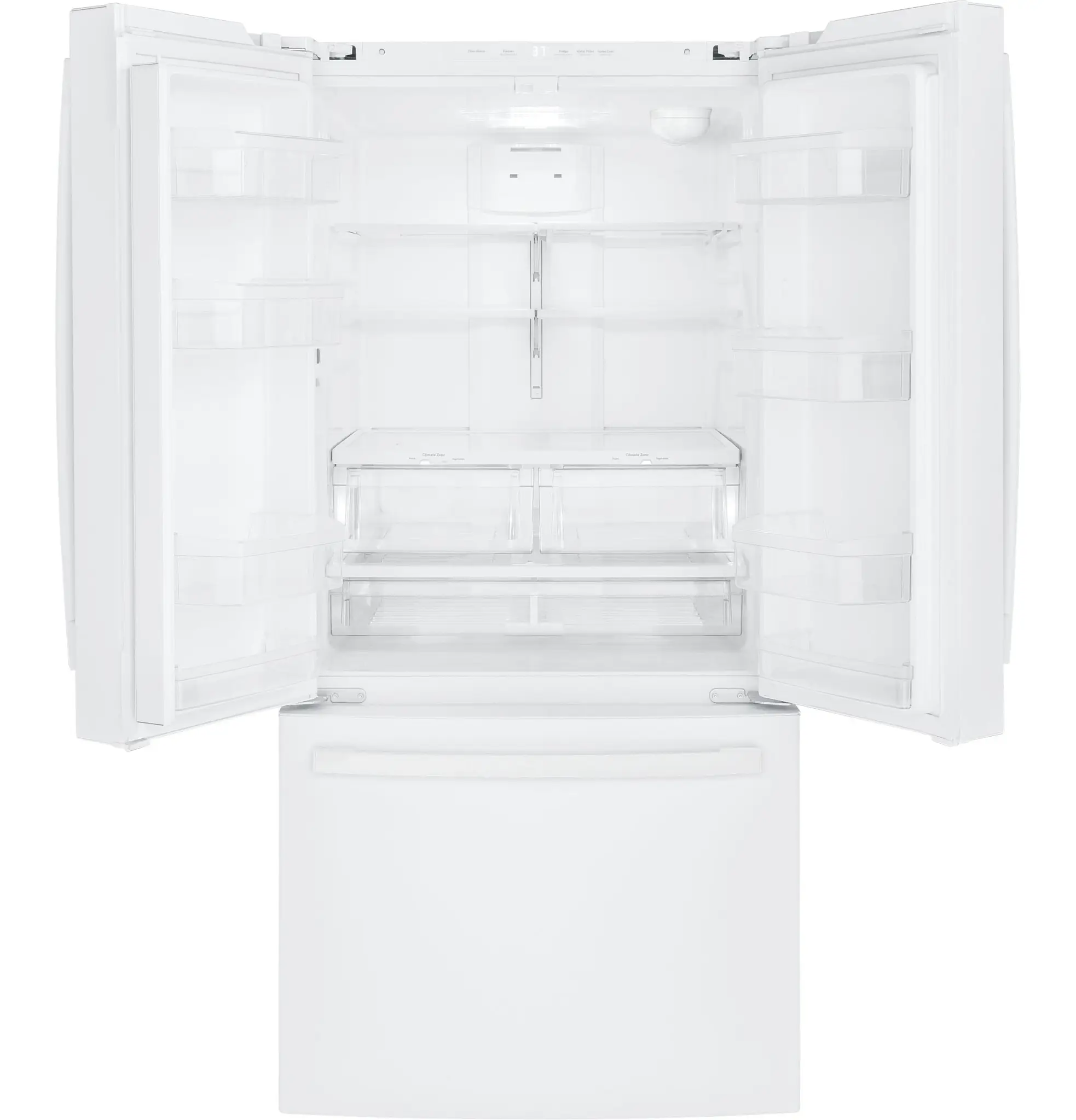 Ge 19 Series White Bottom Freezer Refrigerator Ge 19 Series White Bottom Freezer Refrigerator
