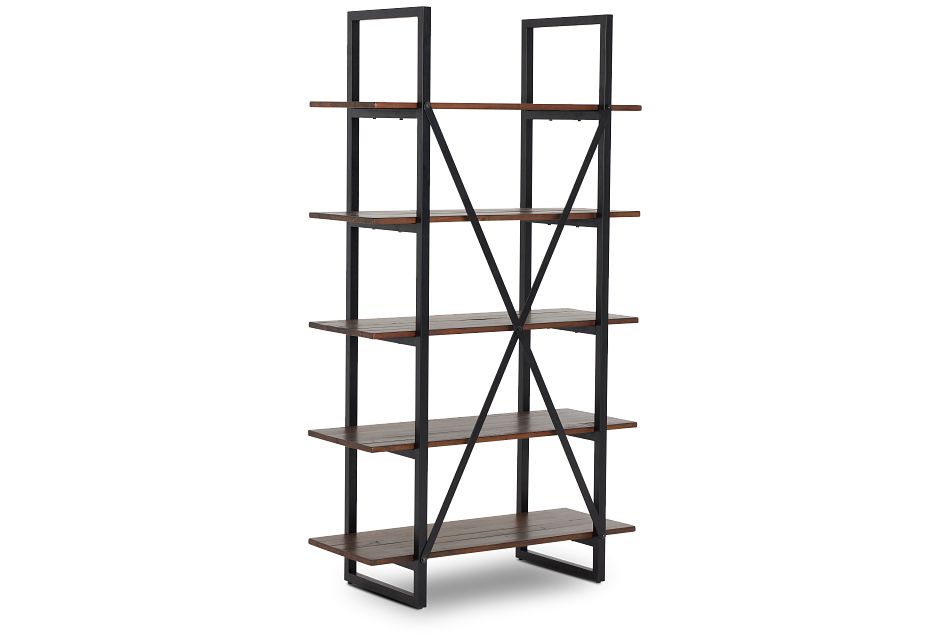 Chicago Dark Tone Bookcase, (2)