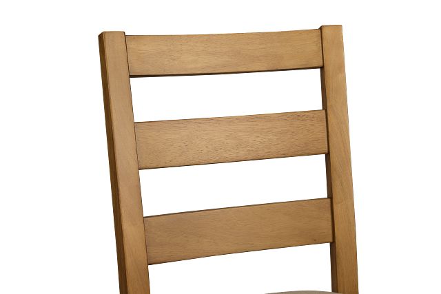 Tahoe Light Tone Slat Upholstered Side Chair