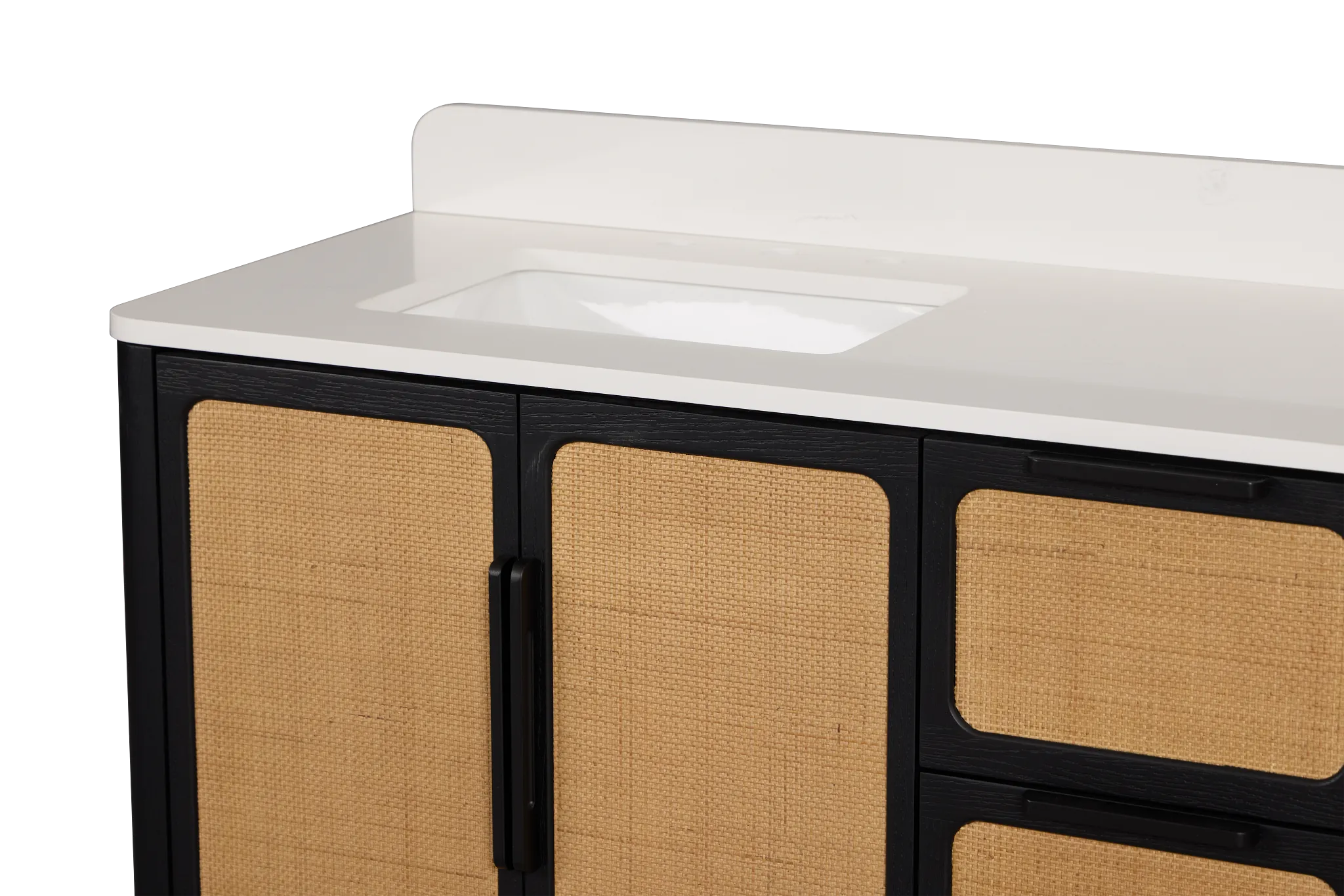 Pacific Two-tone 72" Double Bathroom Vanity