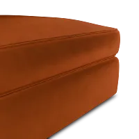 Siesta Joya Orange Fabric Ottoman