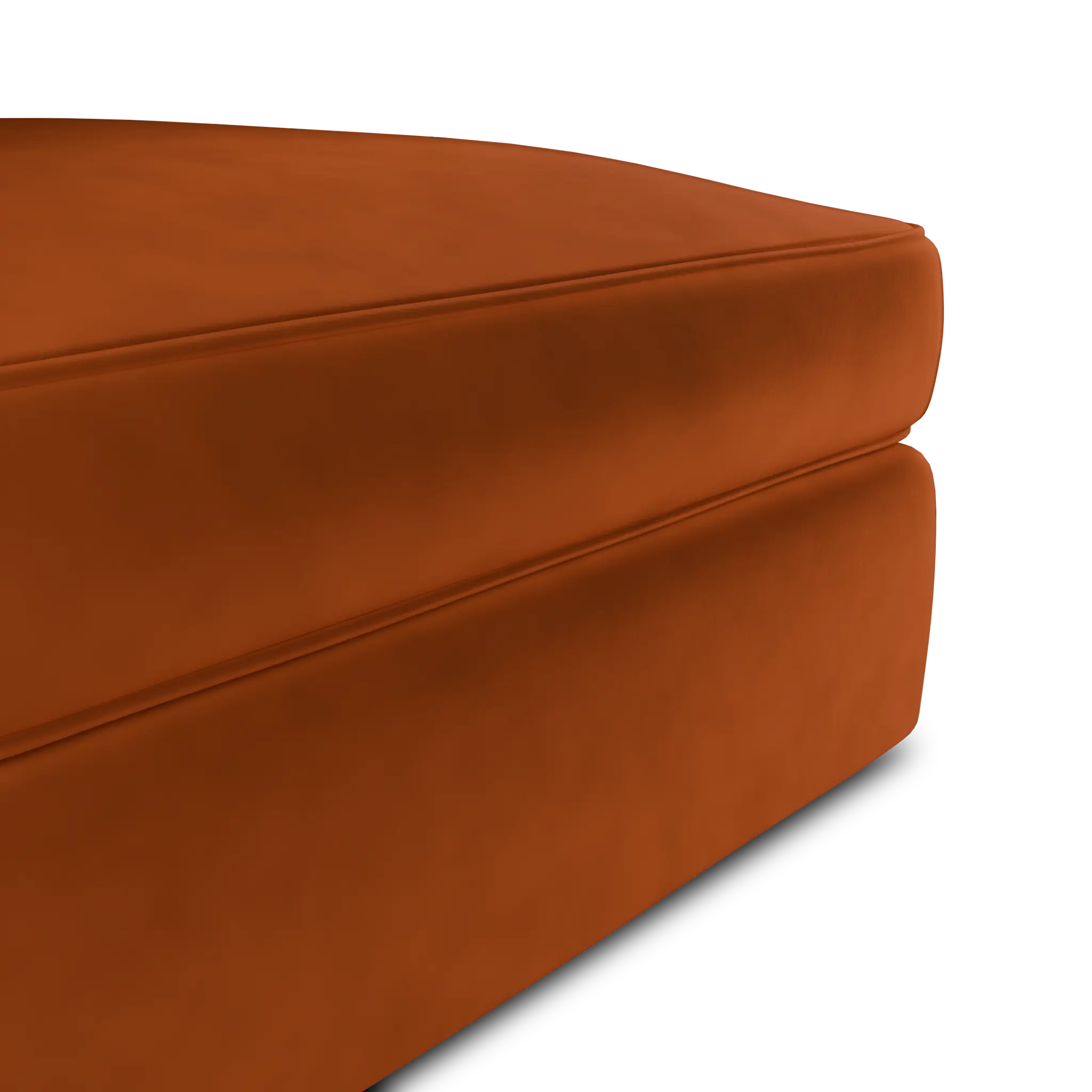Siesta Joya Orange Fabric Ottoman Siesta Joya Orange Fabric Ottoman