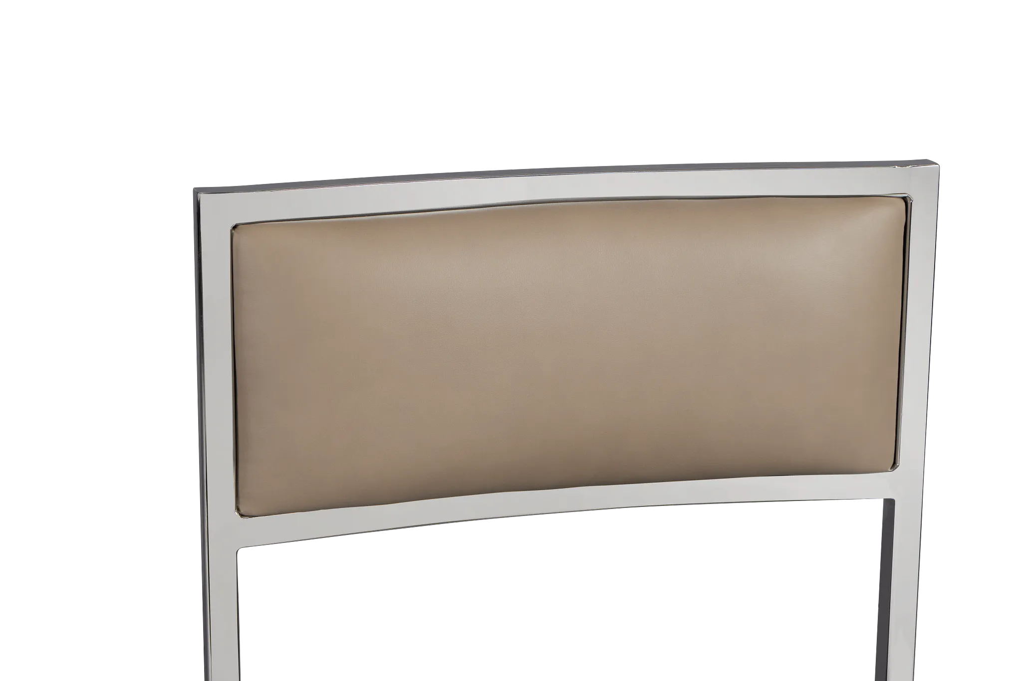 Amalfi Taupestnl Steel 24" Upholstered Barstool