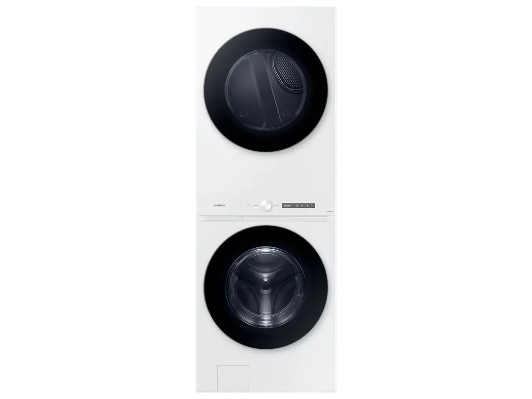 Samsung Bespoke Series White Gas Laundry Center Samsung Bespoke Series White Gas Laundry Center