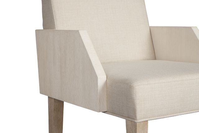 Miramar Light Tone Upholstered Arm Chair
