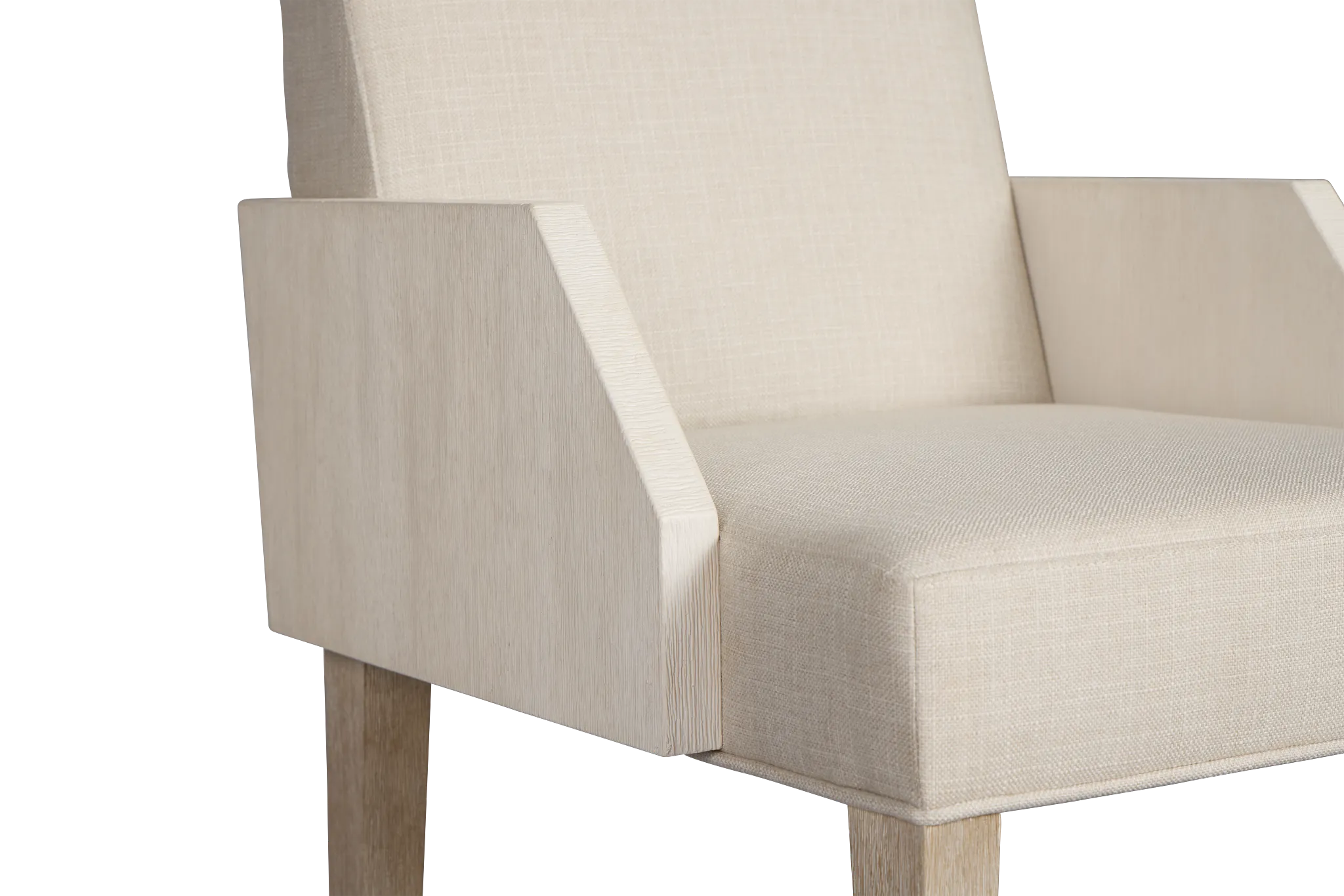 Miramar Light Tone Upholstered Arm Chair