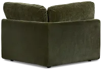 Jules Green Velvet Wedge