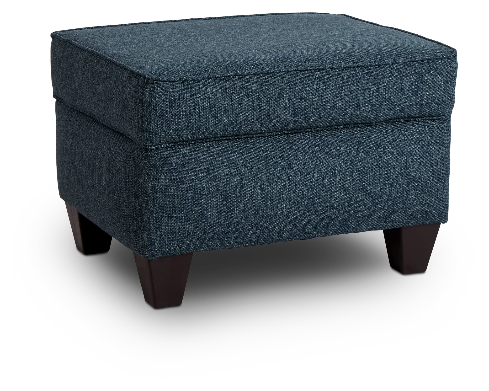 Cameron Blue Fabric Ottoman Cameron Blue Fabric Ottoman