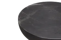 Merrick Black Round End Table