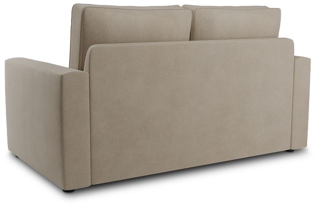 Siesta Peyton Beige Fabric Memory Foam Sleeper
