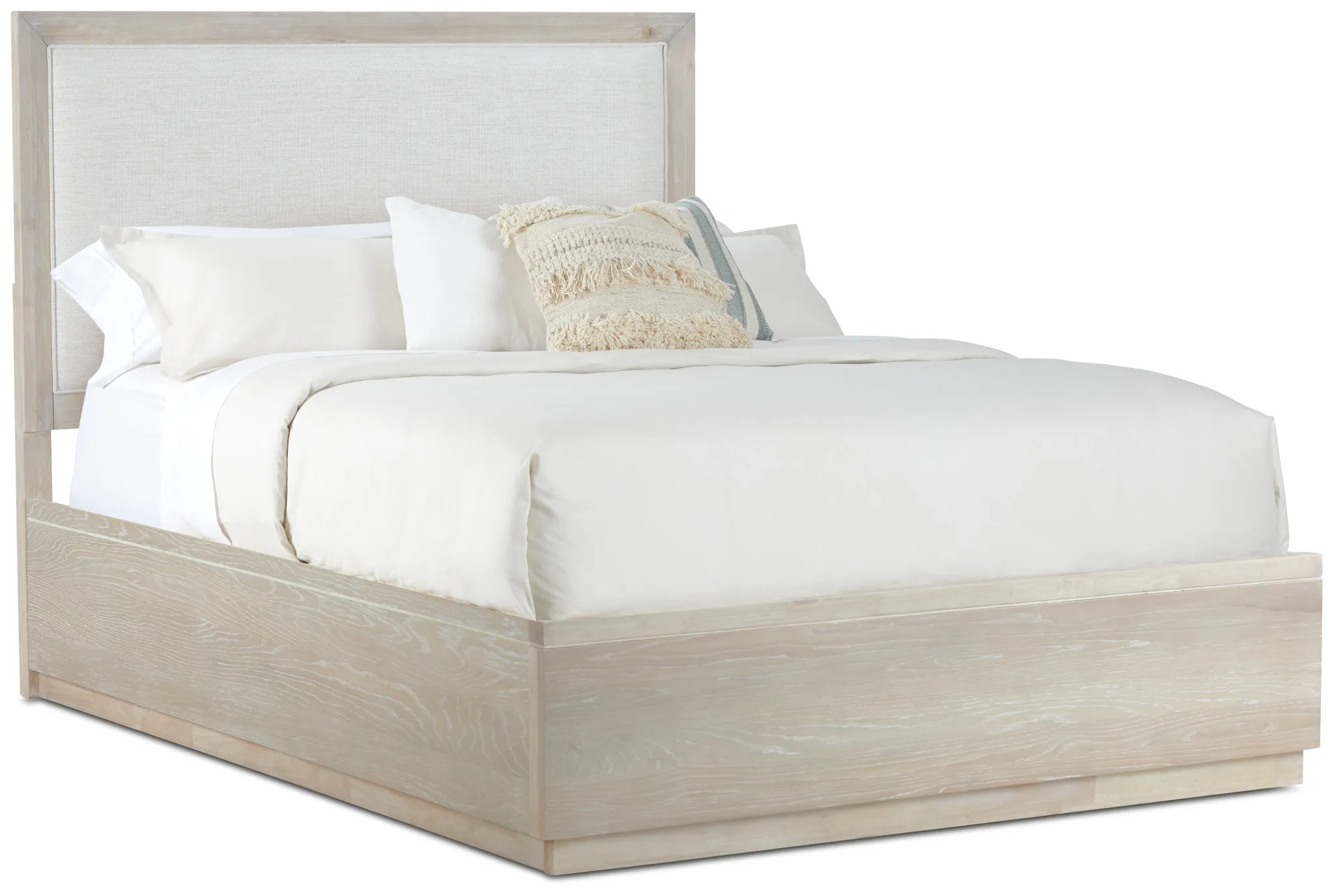 Boca Grande Two-tone Uph Platform Bed