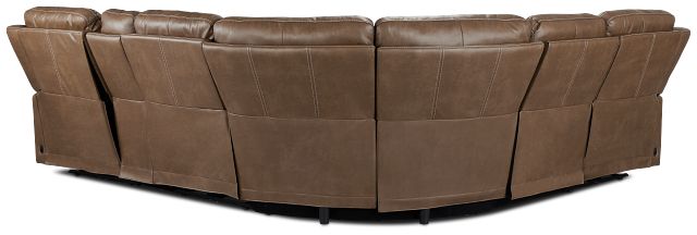 Jayden Brown Micro Medium Triple Power 2-arm Sectional