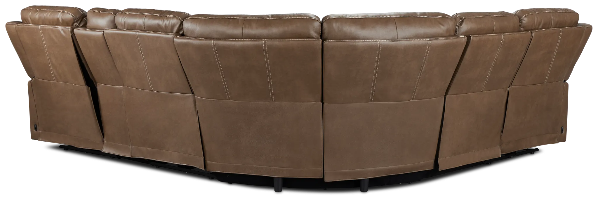 Jayden Brown Micro Medium Triple Power 2-arm Sectional