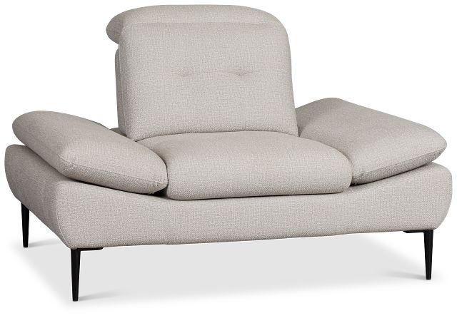 Micah Beige Fabric Chair