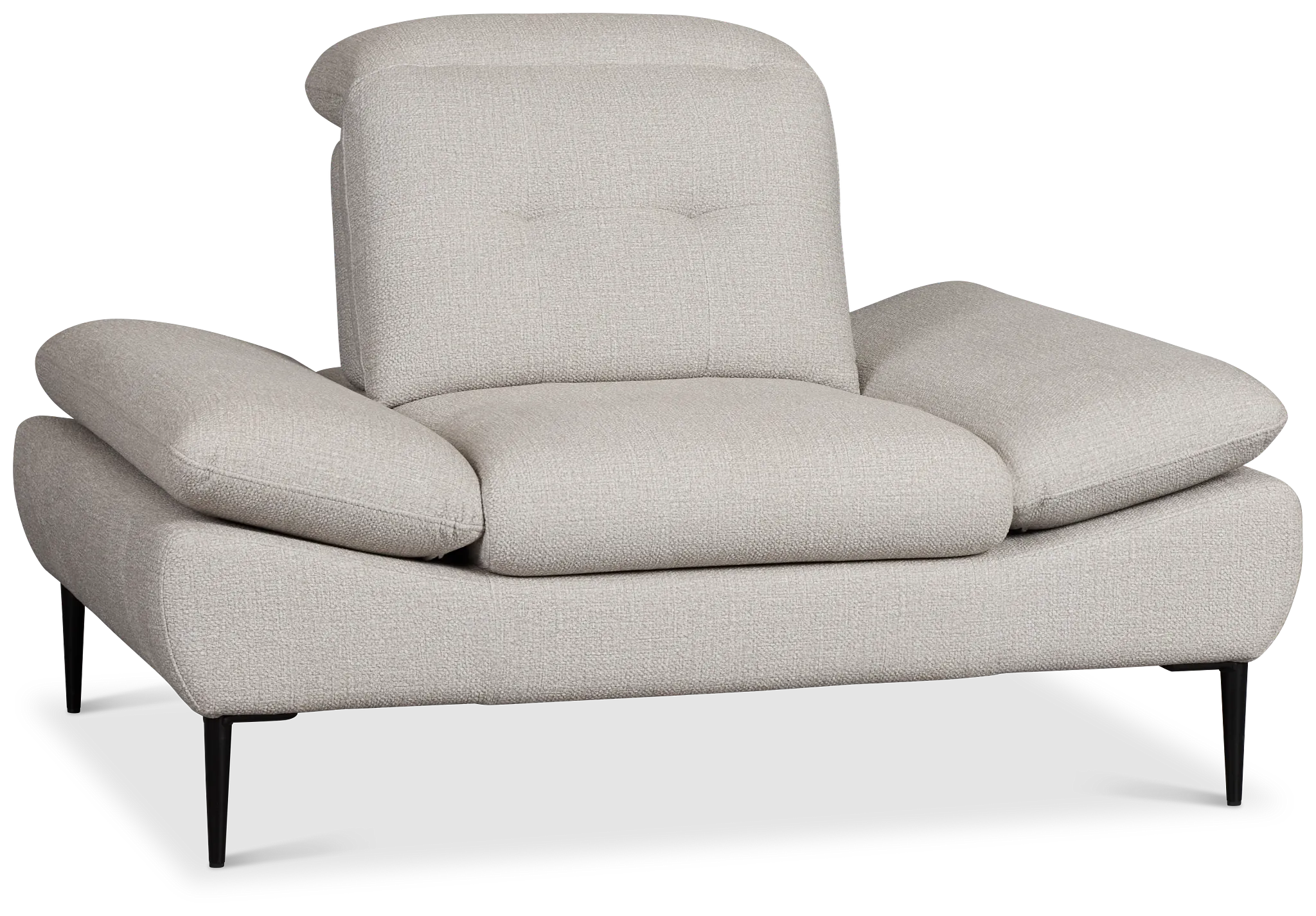 Micah Beige Fabric Chair