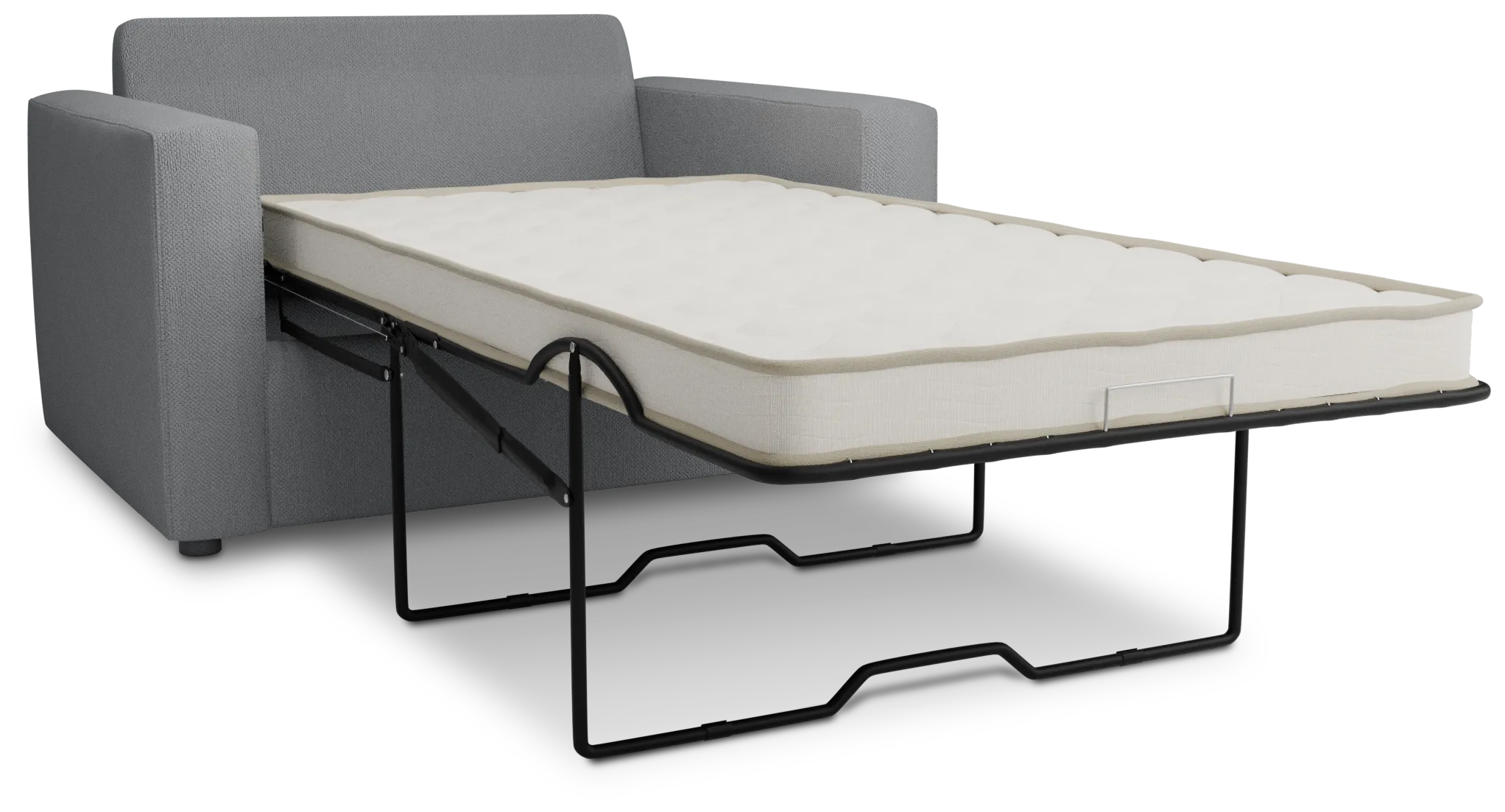 Siesta Revenue Gray Fabric Innerspring Sleeper