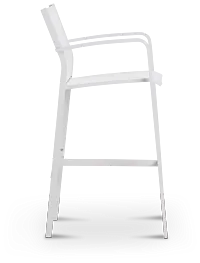 Lisbon White 30" Barstool