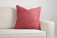 Zeke Coral 22" Accent Pillow